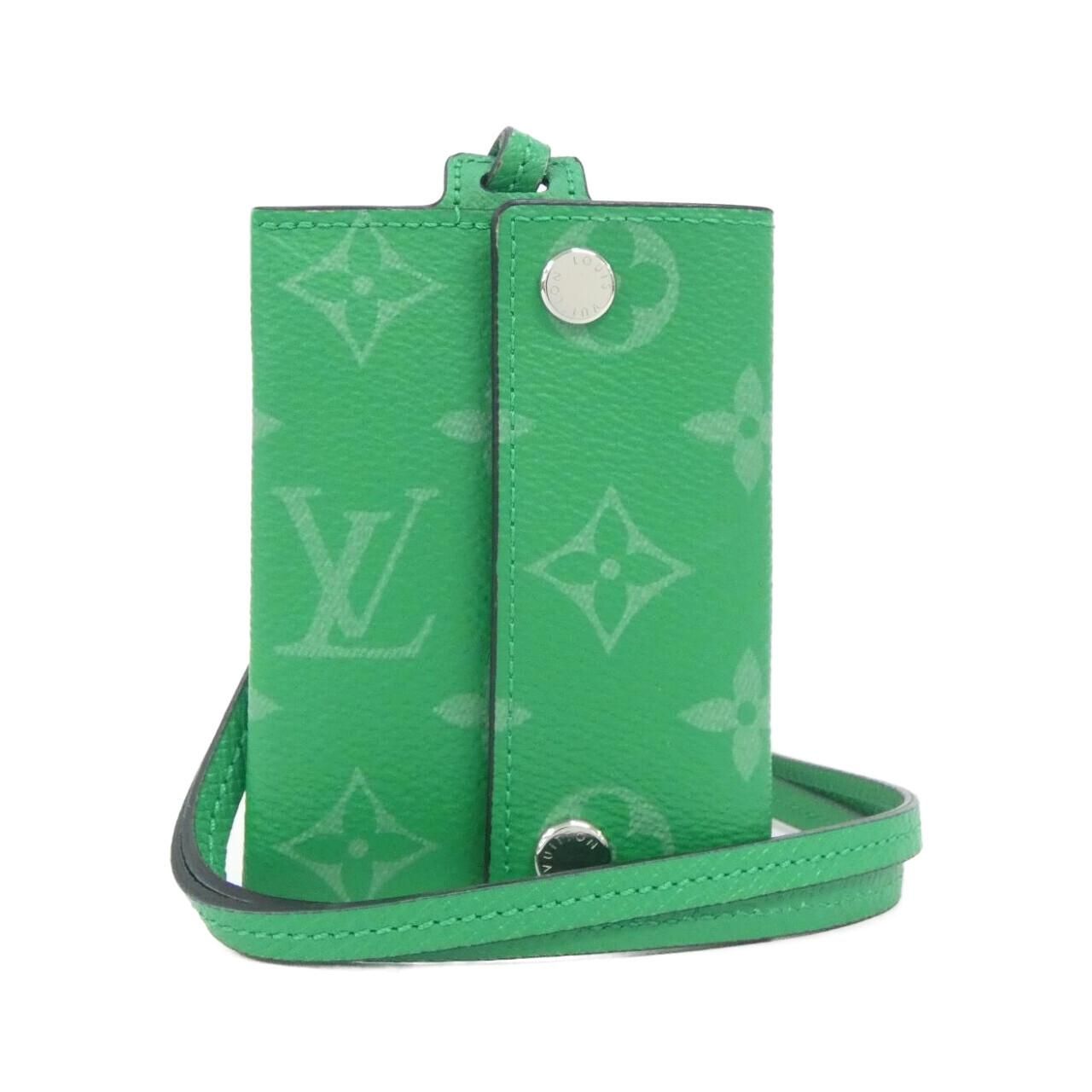 Louis Vuitton Monogram Eclipse Card Holder on Strap Passcase