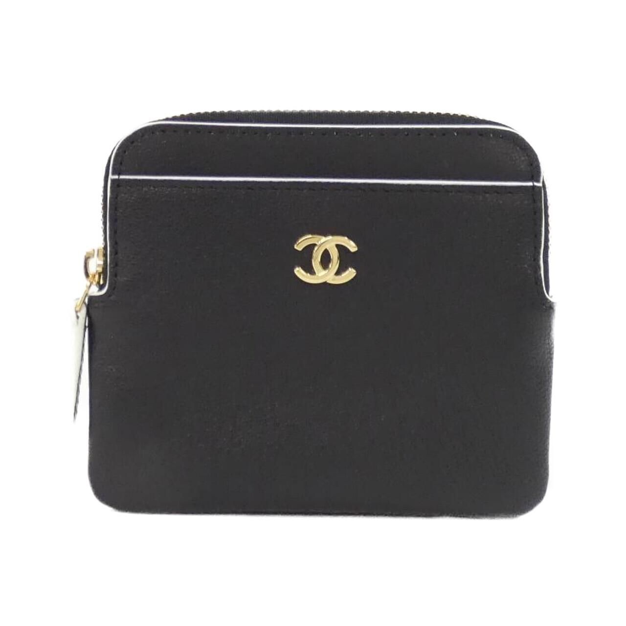 Chanel Coin Case Coin Purse Black