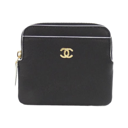 Chanel Coin Case Coin Purse Black