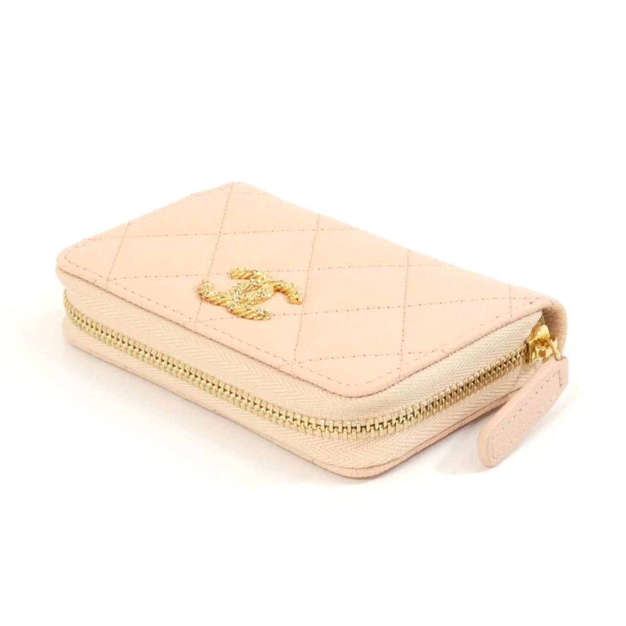 Chanel Coin Case Coin Purse Pink — view 3