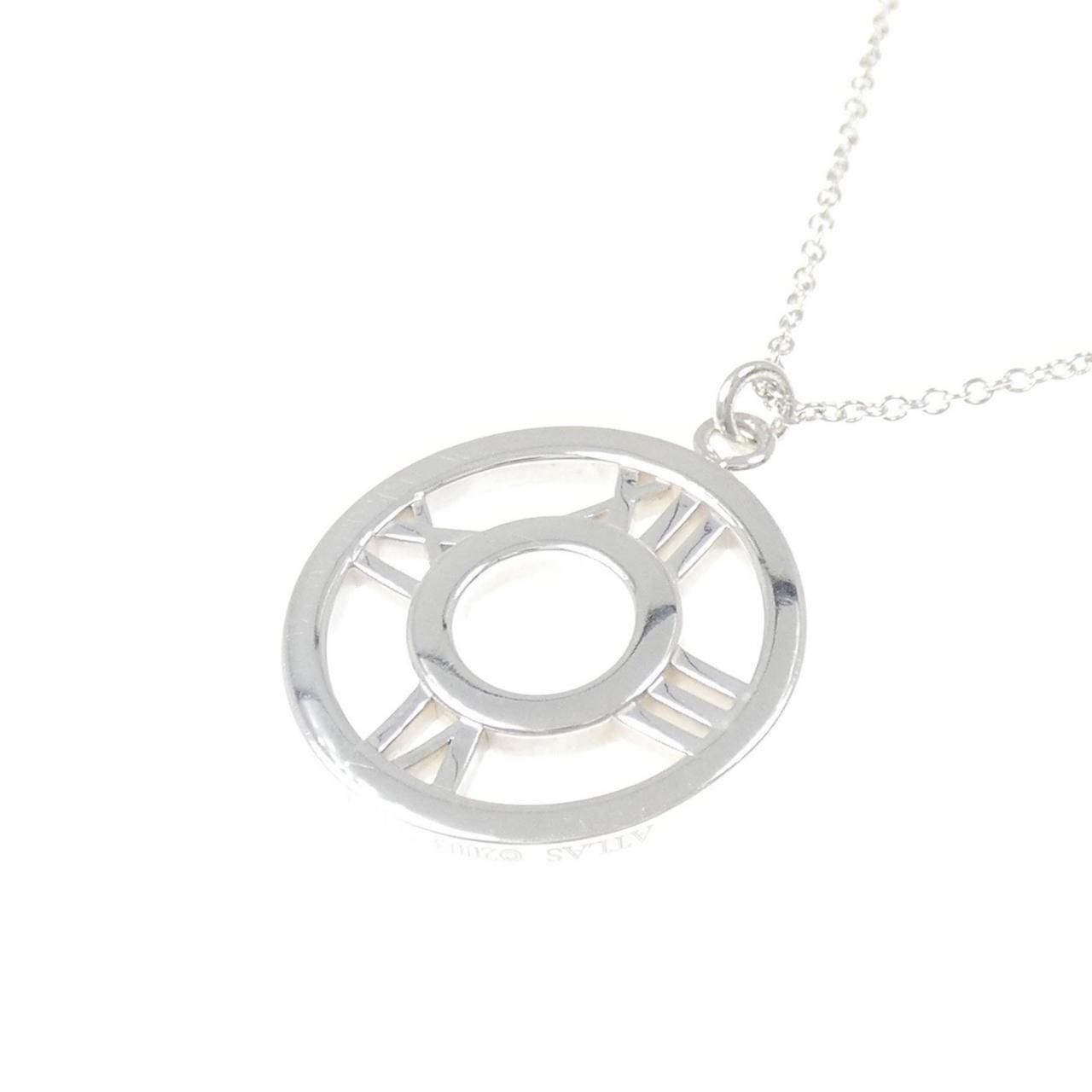 Tiffany & Co Atlas Open Medallion Necklace — view 3