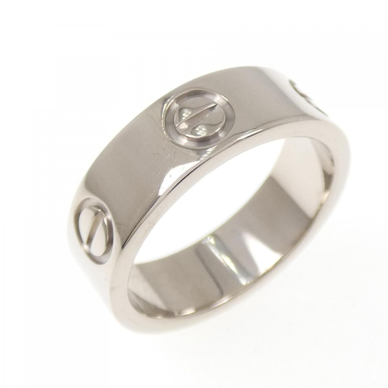Cartier Love Ring White Gold