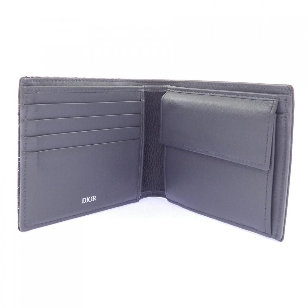 Dior Saddle Wallet Oblique Jacquard — view 4