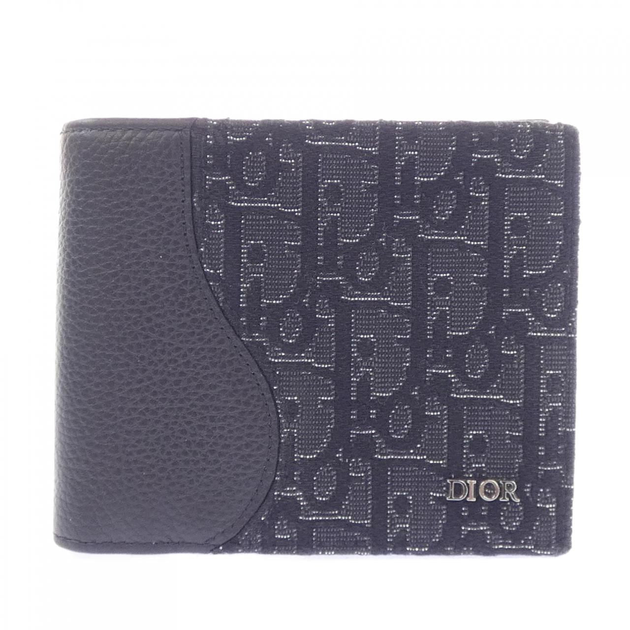 Dior Saddle Wallet Oblique Jacquard