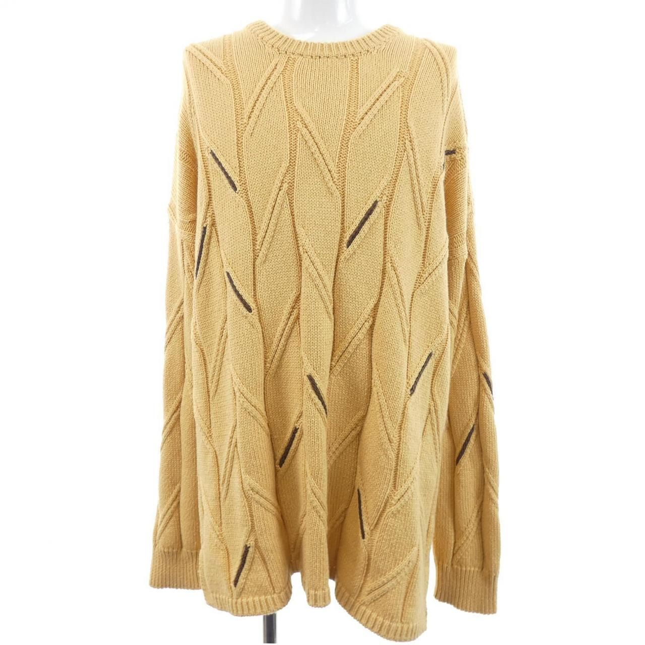 Hermes Knit Sweater Yellow