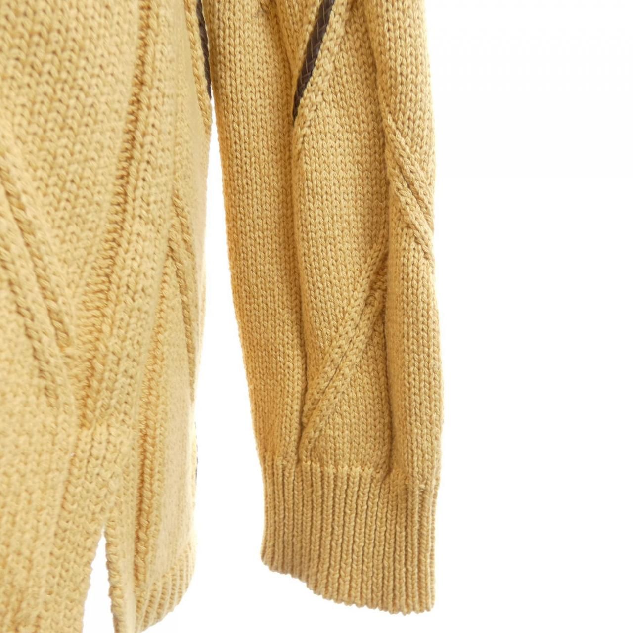 Hermes Knit Sweater Yellow — view 6
