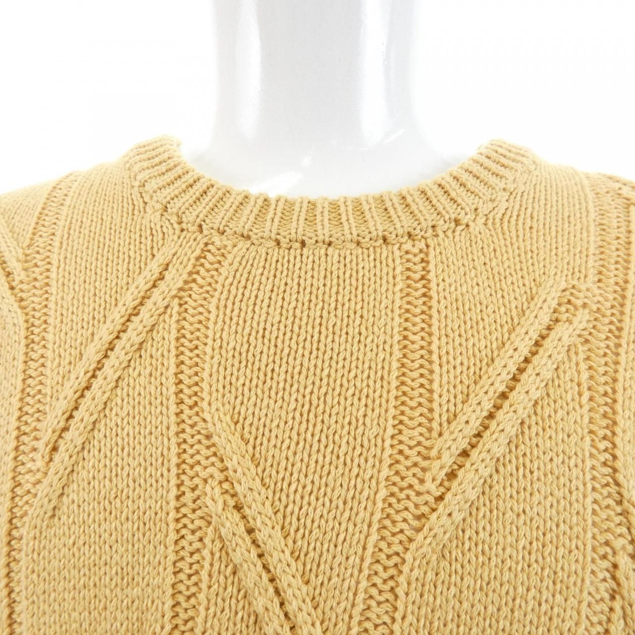 Hermes Knit Sweater Yellow — view 5