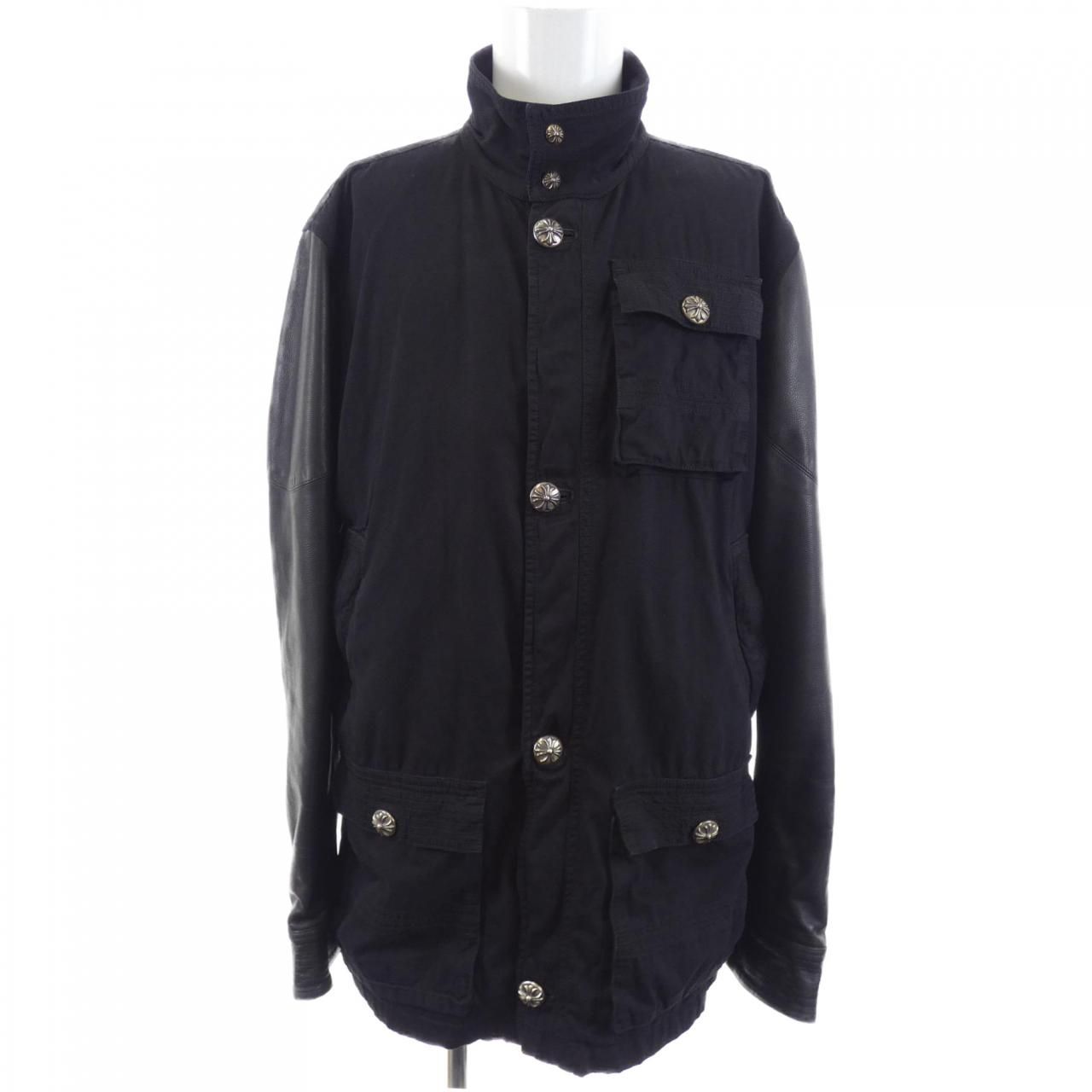 Chrome Hearts Chrry Bmb Lthr Slvs Jacket