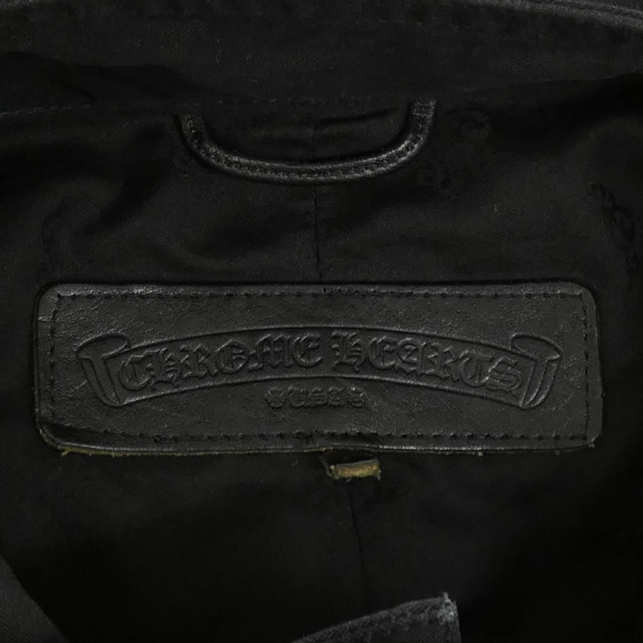 Chrome Hearts Chrry Bmb Lthr Slvs Jacket — view 4