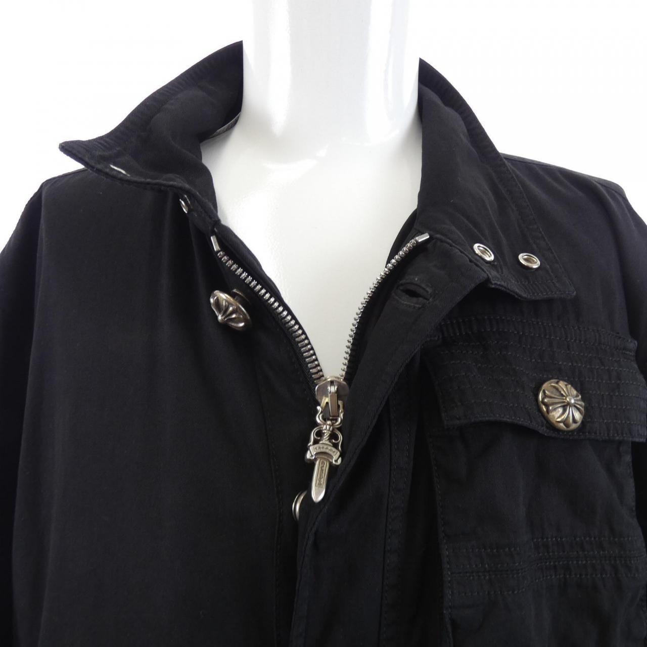Chrome Hearts Chrry Bmb Lthr Slvs Jacket — view 5