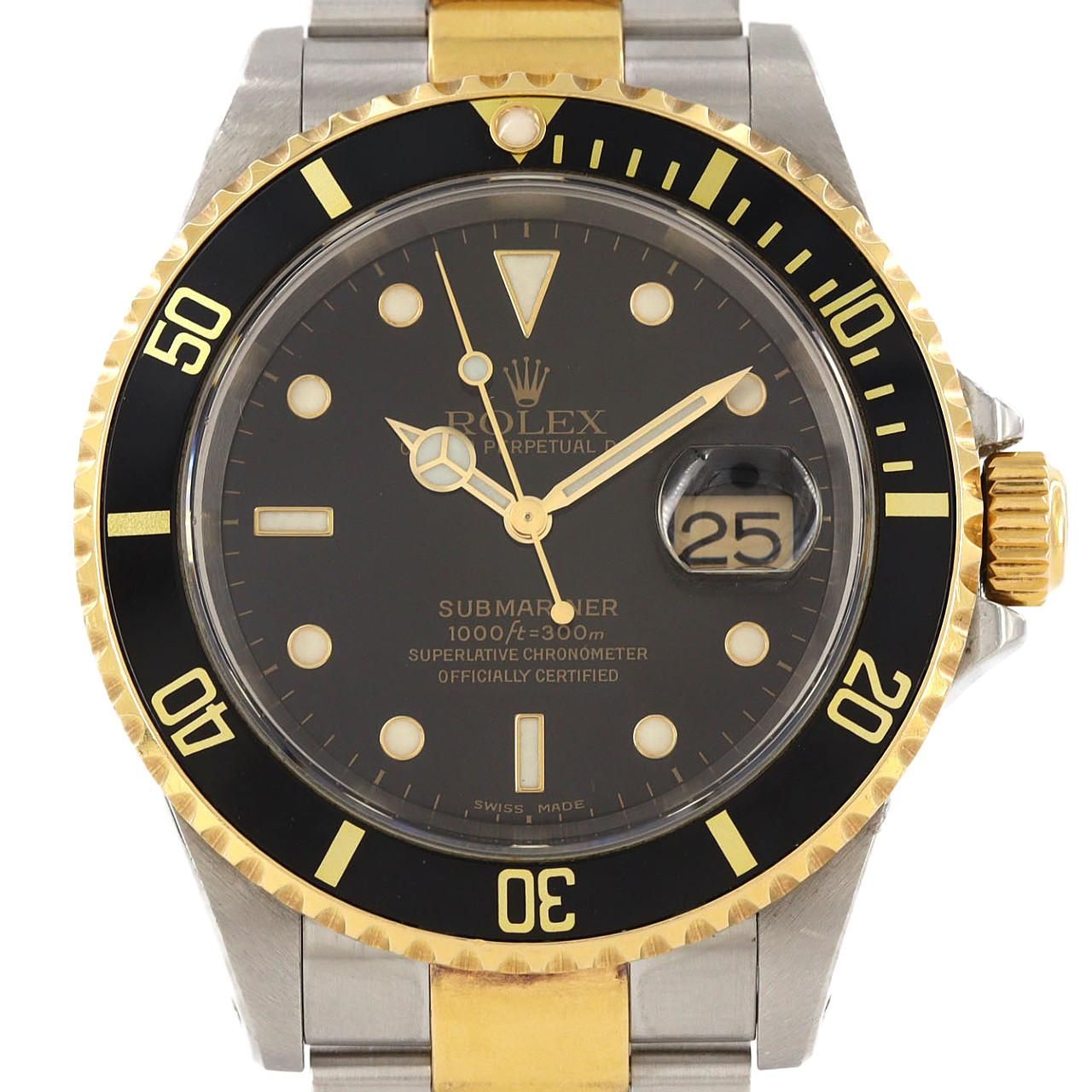 Rolex Submariner Date Automatic Winding P Number Watch