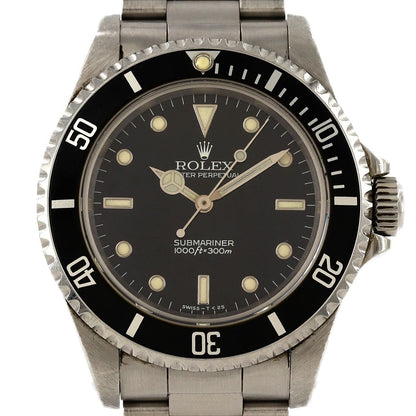 Rolex Submariner Non Date SS Automatic Winding Number Watch