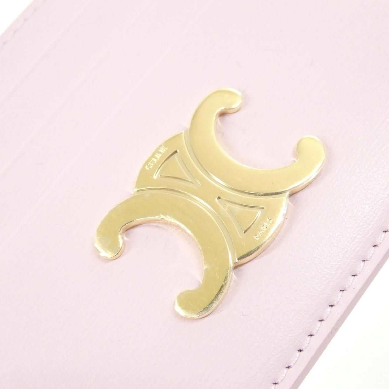 Celine Card Case Card Holders Pink — view 3