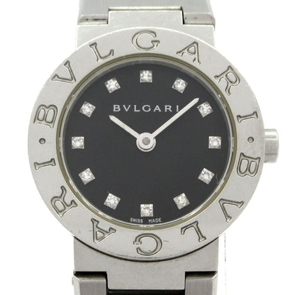 Bvlgari Watch Diamond Index Black