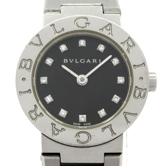 Bvlgari Watch Diamond Index Black