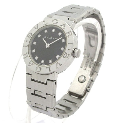 Bvlgari Watch Diamond Index Black — view 2