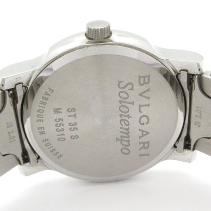 Bvlgari Watch Solo Tempo Black Silver — view 3