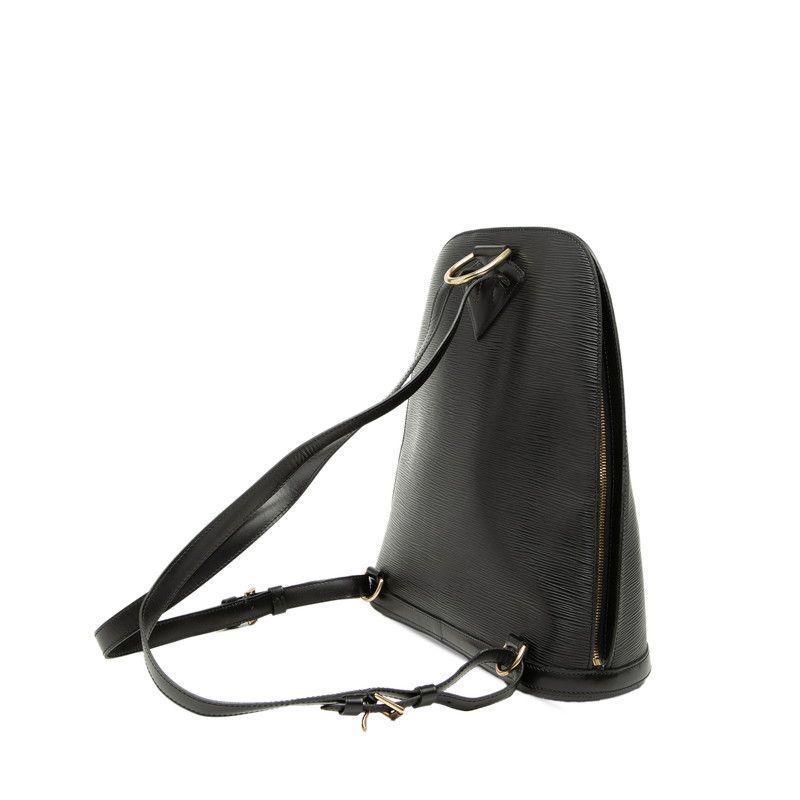 Louis Vuitton Epi Cobran Backpack Black Leather — view 2