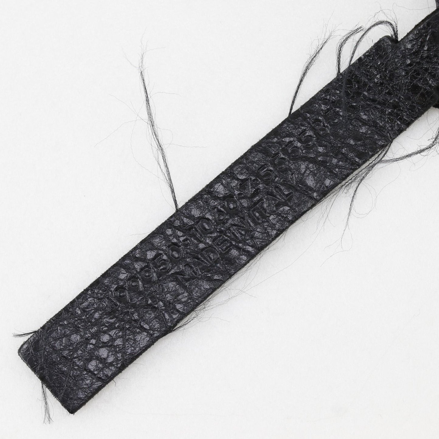 Balenciaga Neck Strap Logo Leather Black Key Holder — view 4