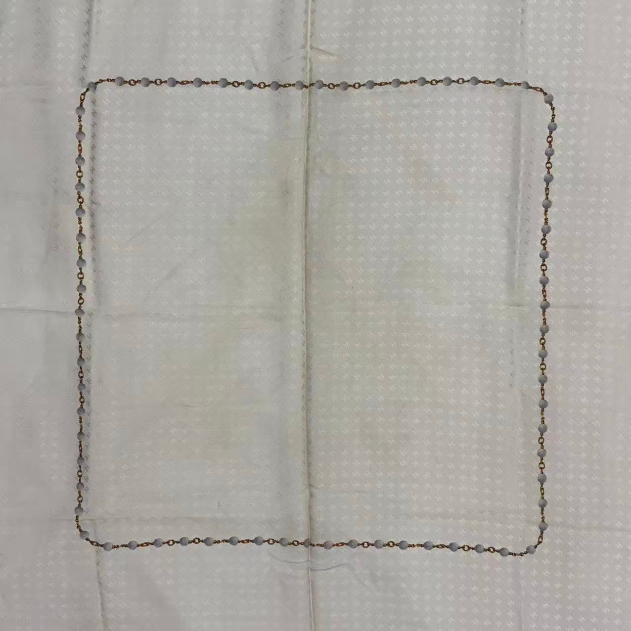 Chanel Logo Scarf Ivory — view 6