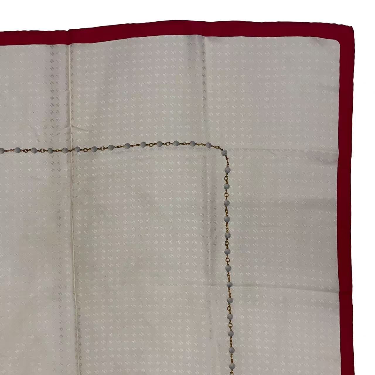 Chanel Logo Scarf Ivory — view 3