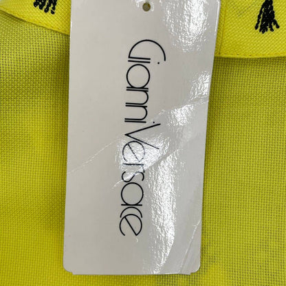 Versace Gianni Shirt Blouse Long Sleeve Yellow 40 — view 6