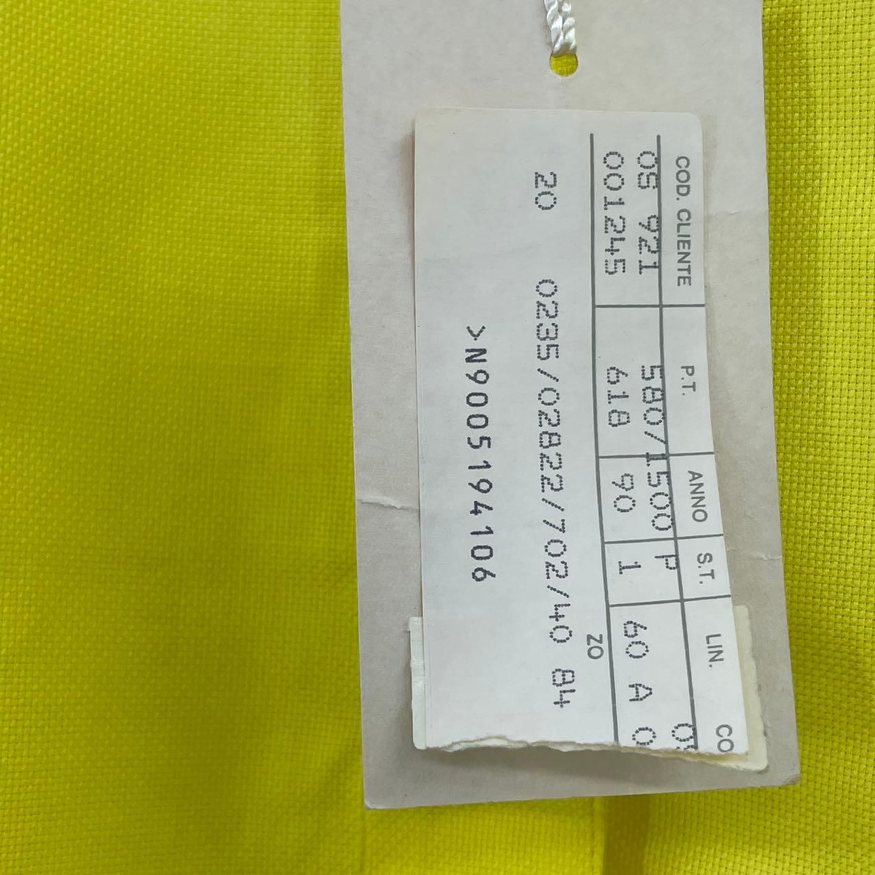 Versace Gianni Shirt Blouse Long Sleeve Yellow 40 — view 8