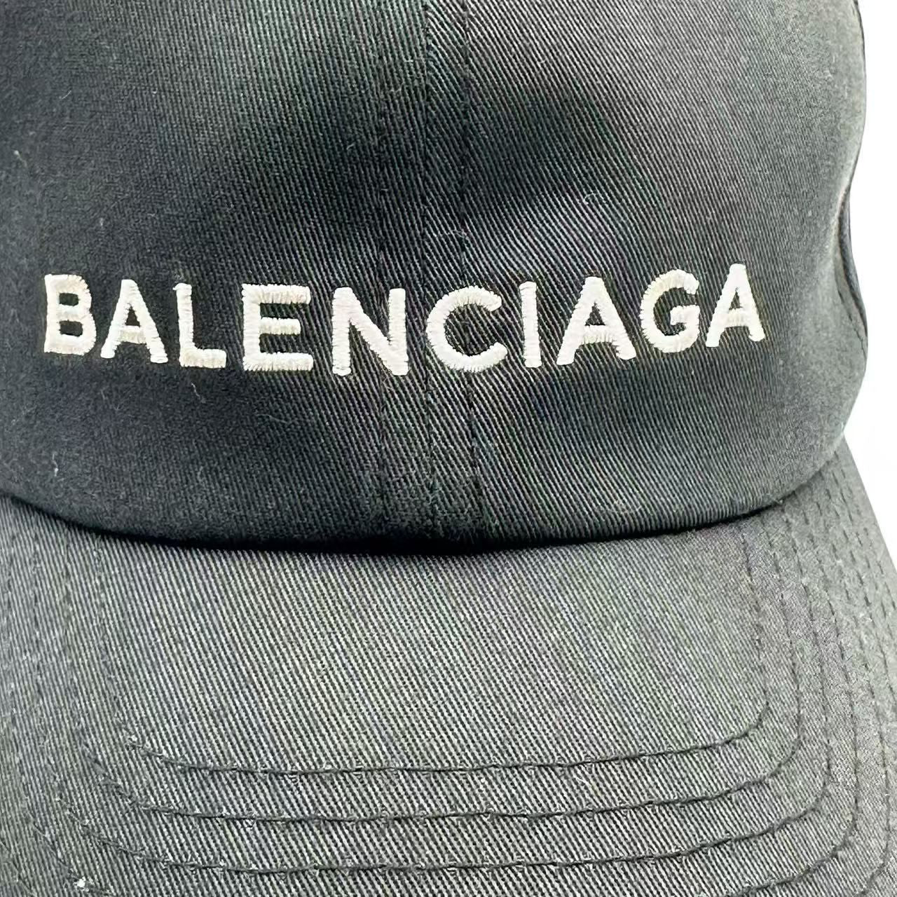 Balenciaga Cap Embroidery Logo Black — view 3