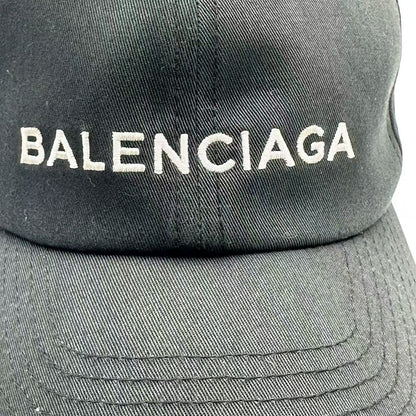 Balenciaga Cap Embroidery Logo Black — view 3