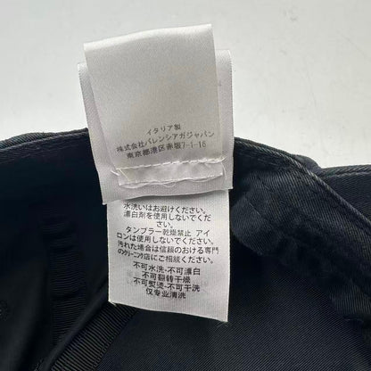 Balenciaga Cap Embroidery Logo Black — view 7