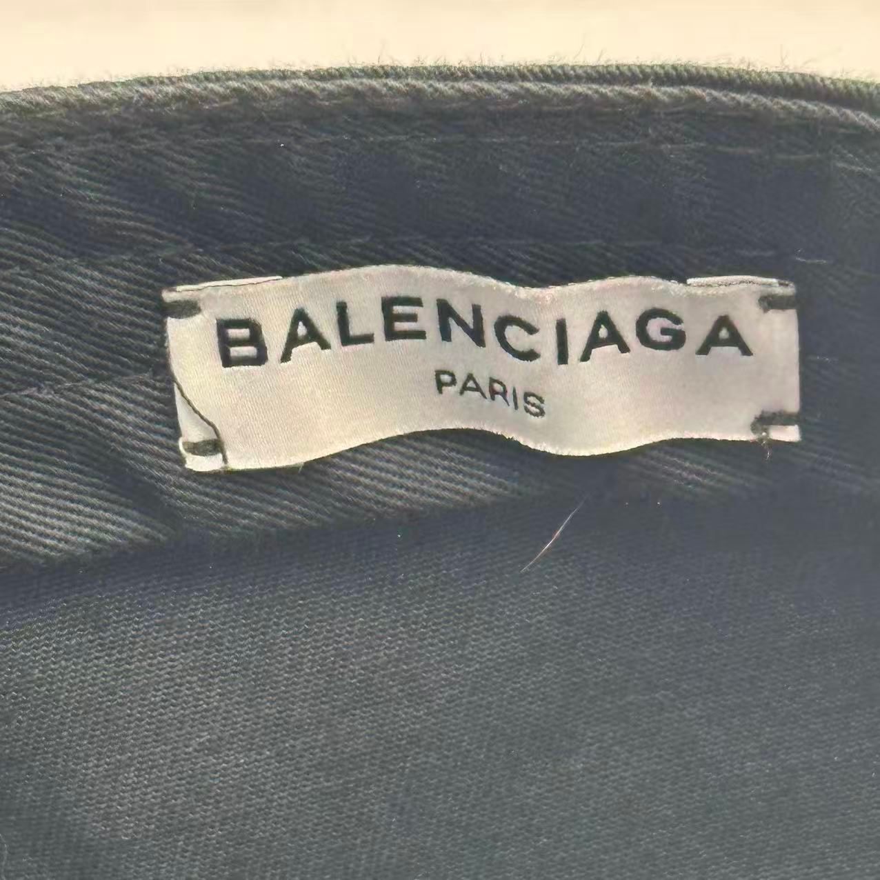 Balenciaga Cap Embroidery Logo Black — view 5