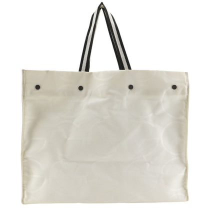 Gucci Pattern Canvas White Tote