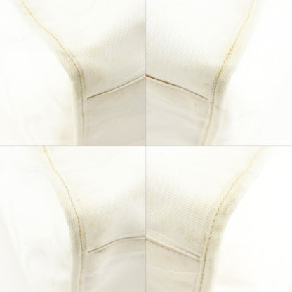 Gucci Pattern Canvas White Tote — view 4