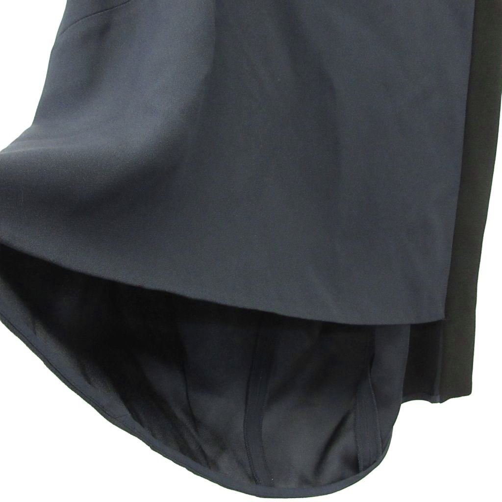 Balenciaga Skirt 34 Navy Asymmetric Hem KK — view 3