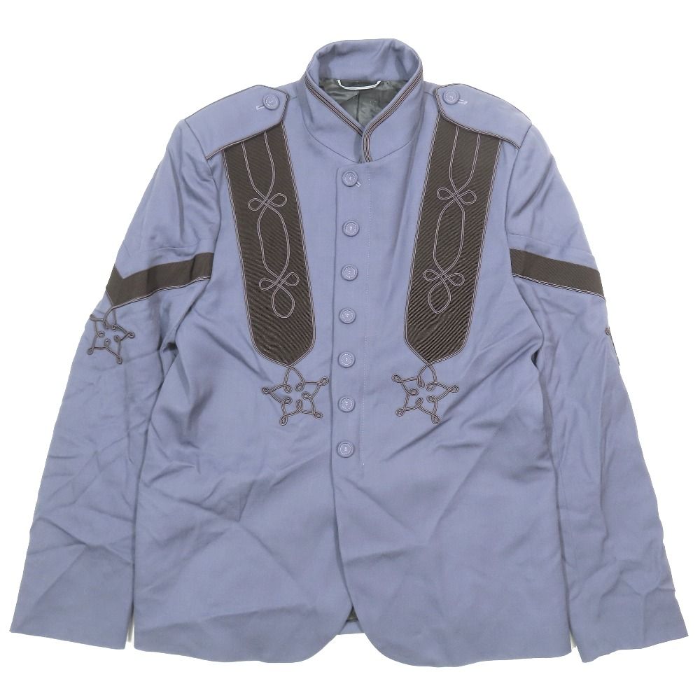 Dior Military Napoleon Jacket Bonaparte Embroidery Fully Lined Center Vent 50