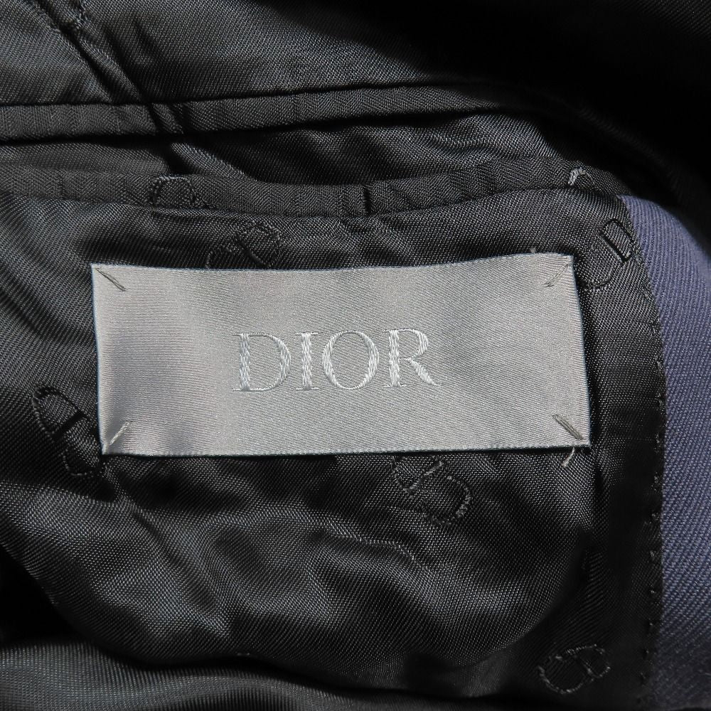 Dior Military Napoleon Jacket Bonaparte Embroidery Fully Lined Center Vent 50 — view 6