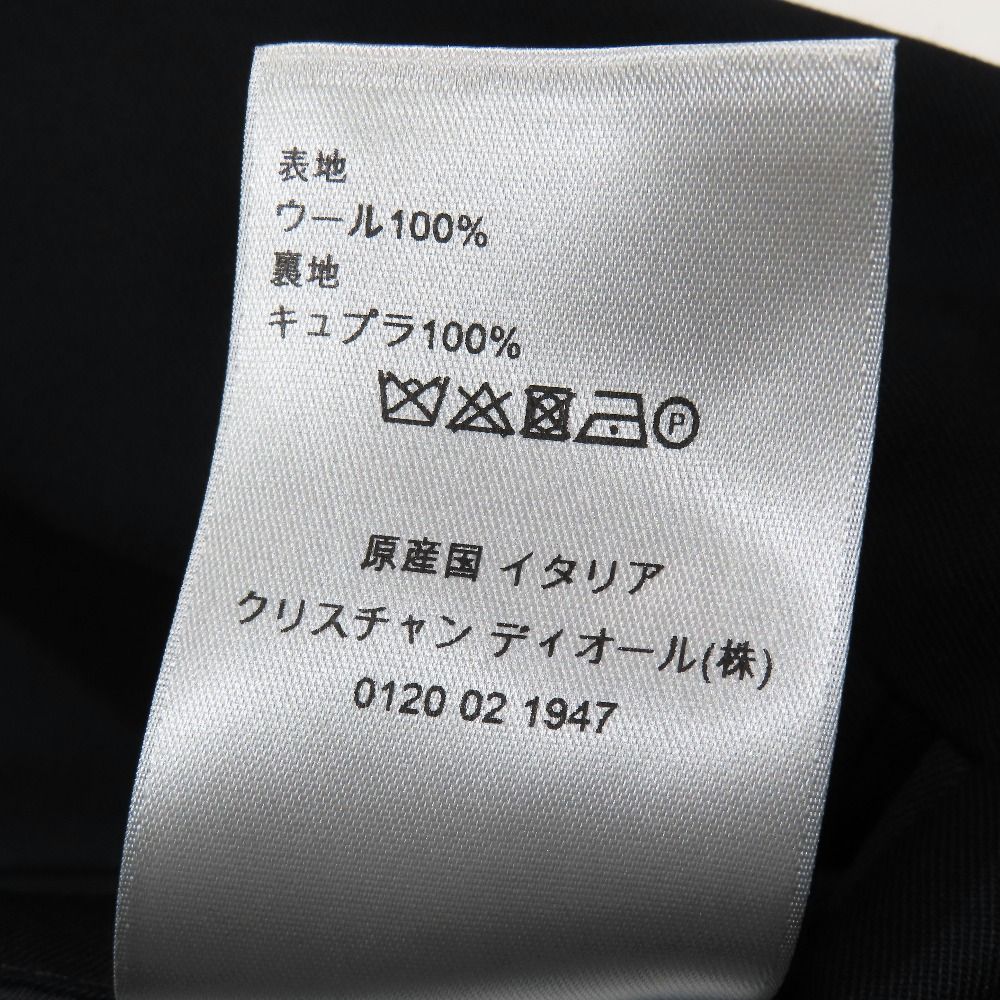 Dior jacket Blazer Single Breasted Center Vent 46 Navy Second — view 6