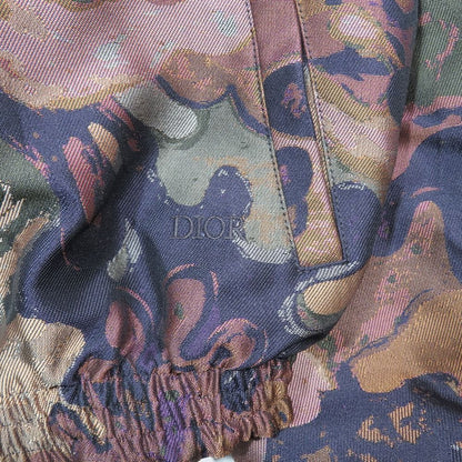 Dior Peter Doig Camouflage Batting Bomber Jacket 50 Multicolor — view 4