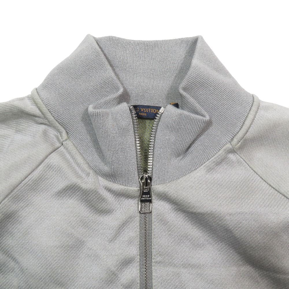 Louis Vuitton Half Zip Sweatshirt Shirt Arm Logo Pullover Jacket Large Gray — view 5