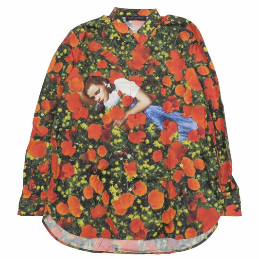 Louis Vuitton Wizard of Oz Silk 100% Shirt Blouse Transfer Print Long Sleeve