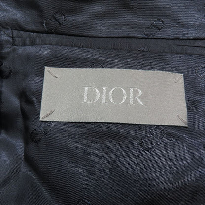 Dior Tailored Jacket Blazer Lapel Star Embroidery Center Vent Lining CD Logo — view 8