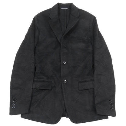 Dior Cashmere Melton Tailored Jacket Blazer 46 Black