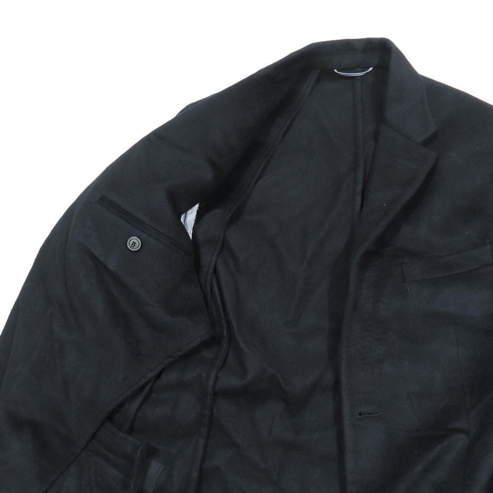 Dior Cashmere Melton Tailored Jacket Blazer 46 Black — view 3