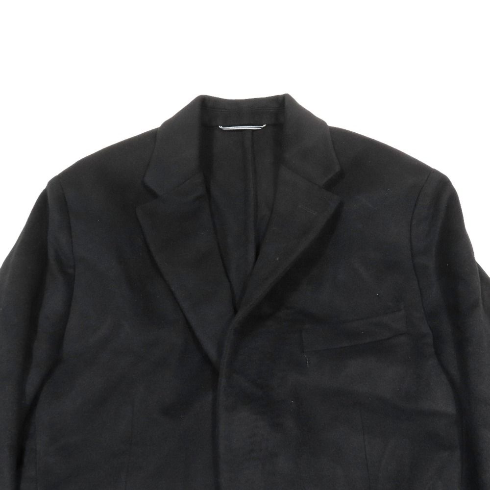 Dior Cashmere Melton Tailored Jacket Blazer 46 Black — view 4