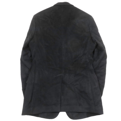 Dior Cashmere Melton Tailored Jacket Blazer 46 Black — view 2