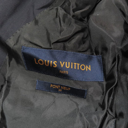 Louis Vuitton Tailored Jacket Blazer Stripe Lining Line Logo Side Vent 52 Navy — view 8