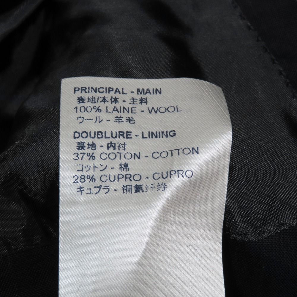 Louis Vuitton Tailored Jacket Blazer Stripe Lining Line Logo Side Vent 52 Navy — view 9