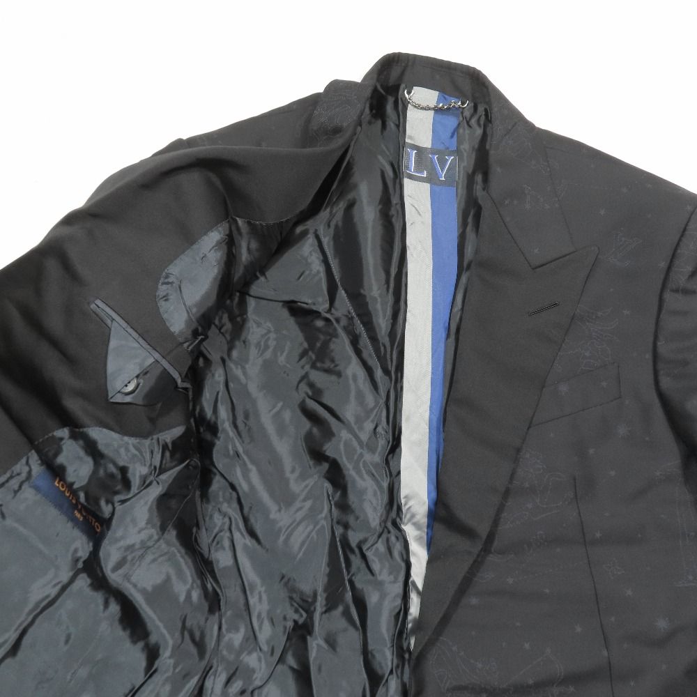 Louis Vuitton Constellation Pattern Tailored Jacket Blazer Full Back Line Logo — view 3