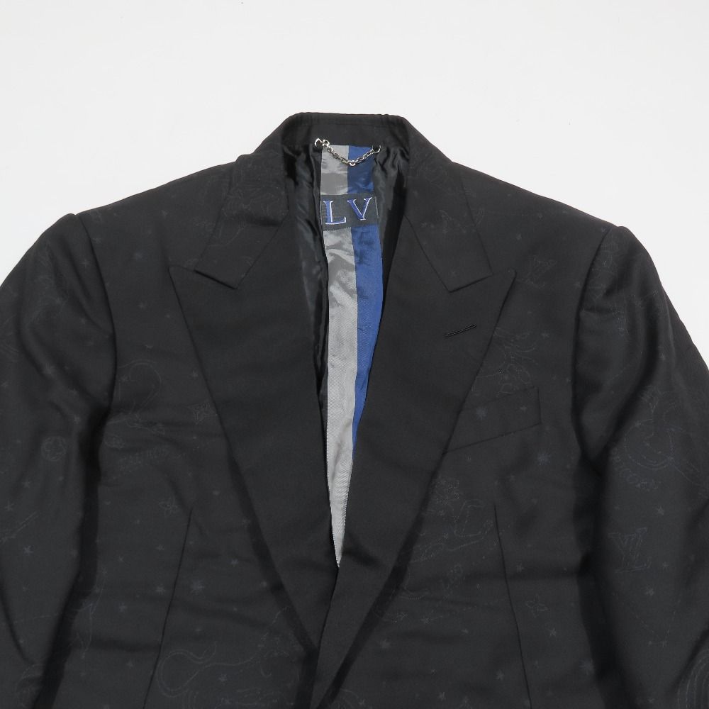 Louis Vuitton Constellation Pattern Tailored Jacket Blazer Full Back Line Logo — view 4