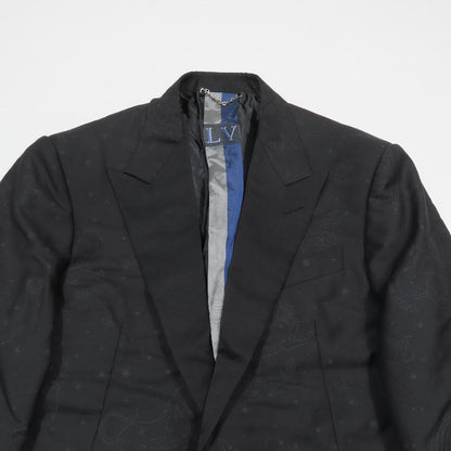 Louis Vuitton Constellation Pattern Tailored Jacket Blazer Full Back Line Logo — view 4